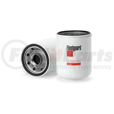 Fleetguard LF3333SC Engine Oil Filter - 6.27 in. Height, 4.67 in. (Largest OD), Full-Flow Spin-On