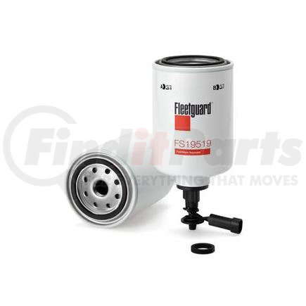 Fleetguard FS19519V Fuel Water Separator - Spin-On, 5.75 in. Height, Cummins 3894519