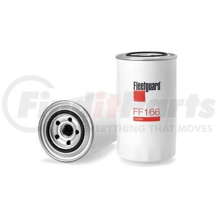 Fleetguard FF166 Fuel Filter - Spin-On, 6.38 in. Height, Yanmar 12390755800