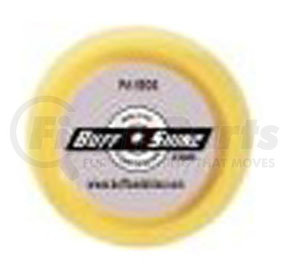 Buff 'N Shine 330G 3" x 1.25" Yellow foam grip pad "Polishing pad"