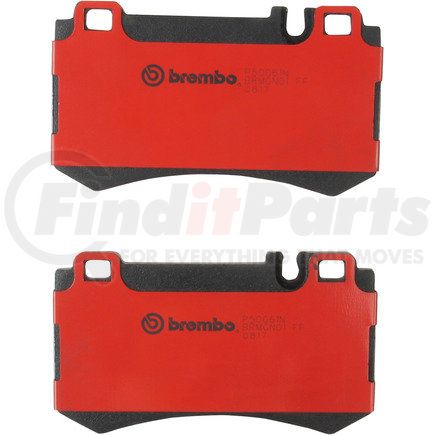 BREMBO P50061N - premium nao ceramic oe equivalent pad | premium nao ceramic oe equivalent pad | disc brake pad set
