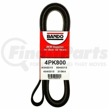 Bando 4PK800 USA OEM Quality Serpentine Belt