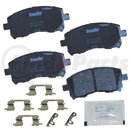 Bendix CFC721 Disc Brake Pad Set, Front, 98-02 Subaru Forester/98-01 Subaru Impreza/96-02 Subaru Legacy/99-01 Subaru Outback/2003 Subaru WRX