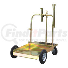 Alemite 340341 Lube Cart - 55 Gal, 400 Lb Capacity, 38 in. L x 26 in. W, Pivoting Back Wheels