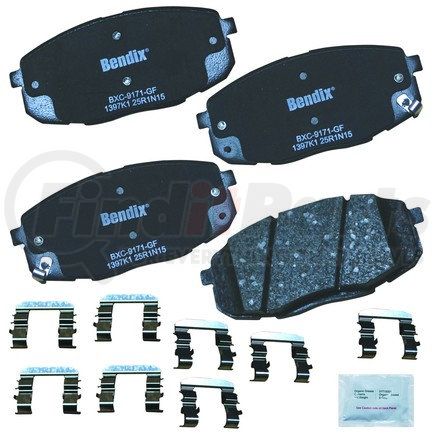 Bendix CFC1397K1 Premium Copper-Free Brake Pad