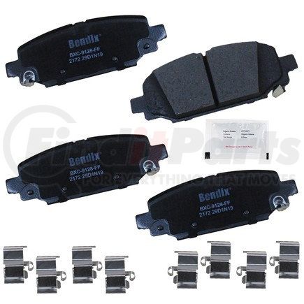 Bendix CFC2172 Disc Brake Pad Set, Rear, for 2018-2020 Jeep Wrangler