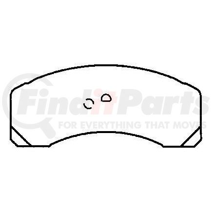 Bendix MKD499FM Disc Brake Pad Set