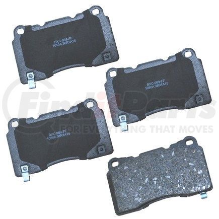 Bendix SBC1050A STOP CERAMIC DISC PAD SET