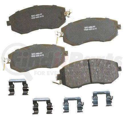 Bendix SBC1539 STOP CERAMIC DISC PAD SET