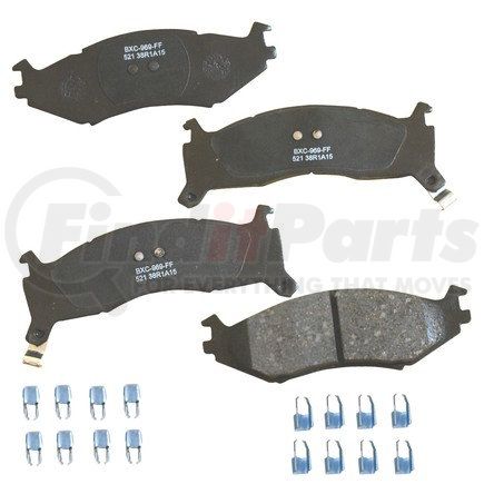 Bendix SBC521 Stop Ceramic Disc Pad Set