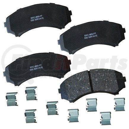 Bendix SBC550 Stop Ceramic Disc Pad Set