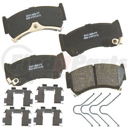 Bendix SBC668 Stop Ceramic Disc Pad Set