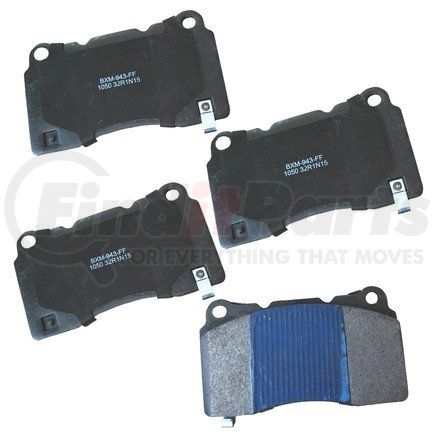 Bendix SBM1050 Stop Ceramic Disc Pad Set
