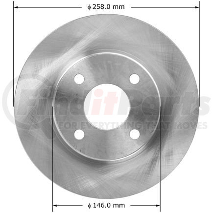 Bendix 145273 Disc Brake Rotor - 10.15 in. Outside Diameter