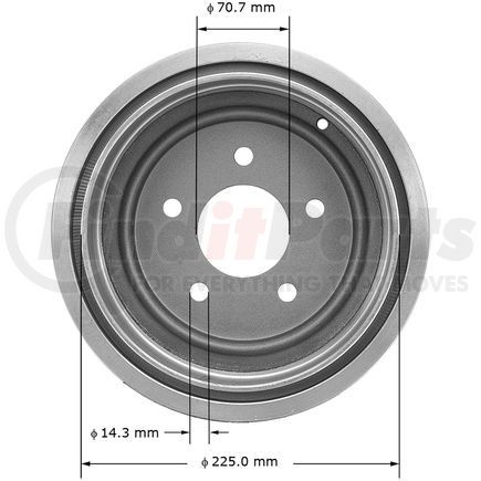 Bendix 140451 Brake Drum - New