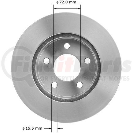 Bendix 141602 Disc Brake Rotor - 11.02 in. Outside Diameter