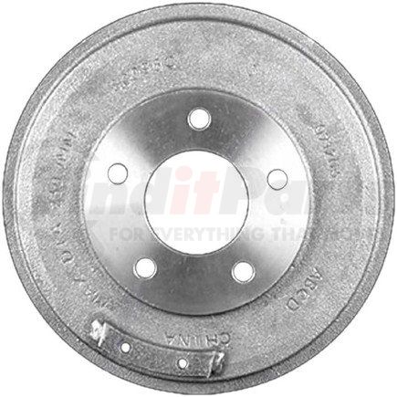 Bendix PDR0743 Brake Drum - Rear, 9", Cast Iron, Natural, 5 Lug Holes, 4.5" Bolt Circle