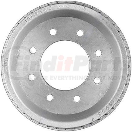 Bendix PDR0450 Brake Drum - Rear, 13.307", Cast Iron, Natural, 8 Lug Holes, 165mm Bolt Circle