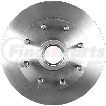 Bendix PRT1153 Disc Brake Rotor and Hub Assembly - Global, Iron, Natural, Vented, 12.56" O.D.