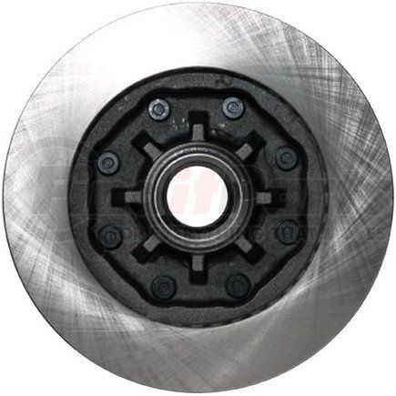 Bendix PRT1186 Disc Brake Rotor - Hat, Iron, Natural, Vented, 8 Bolt Holes, 12.50" O.D.