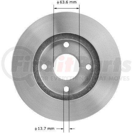Bendix PRT5044 Brake Rotor