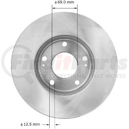 Bendix PRT5866 Brake Rotor