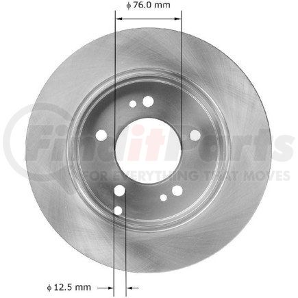 Bendix PRT5868 Brake Rotor