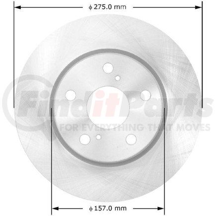 Bendix PRT5886 Brake Rotor