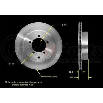 Bendix PRT5570 Brake Rotor