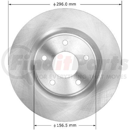 Bendix PRT6105 Brake Rotor