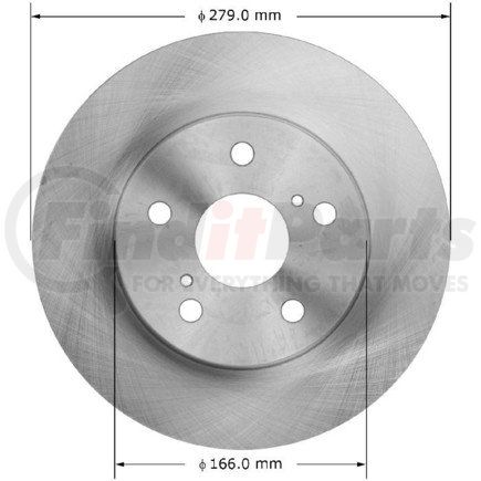 Bendix PRT6118 Brake Rotor