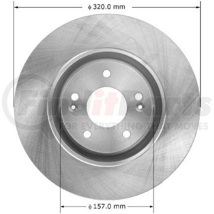 Bendix PRT6127 Brake Rotor