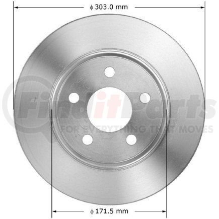 Bendix PRT6130 Brake Rotor