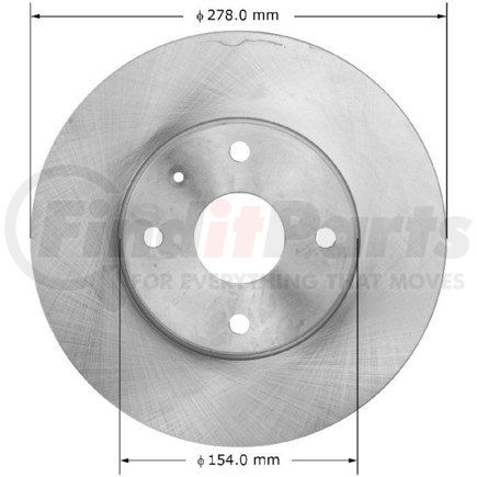 Bendix PRT6131 Brake Rotor