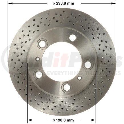 Bendix PRT6163 Brake Rotor