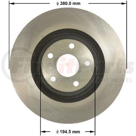 Bendix PRT6172 Brake Rotor