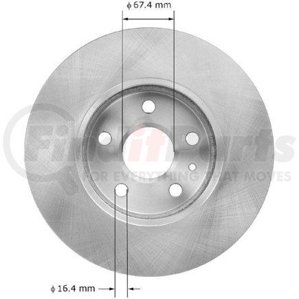 Bendix PRT5918 Brake Rotor