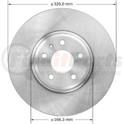 Bendix PRT6004 Brake Rotor