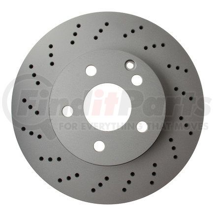 ATE Brake Products SP28100 ATE Coated Single Pack Front  Disc Brake Rotor SP28100 for Mercedes Benz