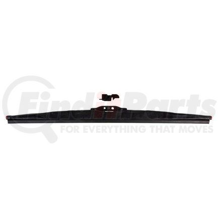 Anco 30-22 Windshield Wiper Blade - 22", Black, Steel Frame with Rubber Boot, Rubber Blade