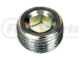 Dorman 02472 Pipe Plug - C.S. Hex, 3/8-18 NPT X 7/16 In.