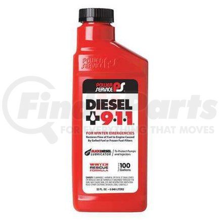 Power Service 08025-12 Diesel 911 Fuel Additive - 32 Oz., Amber