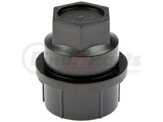 Dorman 611-607 Black Wheel Nut Cover M27-2.0, Hex 22mm