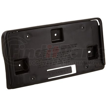 GM 10269190 BRACKET FRT LIC BLACK