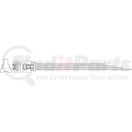 Detroit Diesel A0001506436 Engine Wiring Harness Connector - Wahler Valve, Egr, Chg Air Sensor