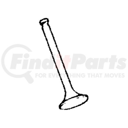 Chrysler MD088812 Engine Exhaust Valve - Standard, fits 6 Cyl 3.0L Engine