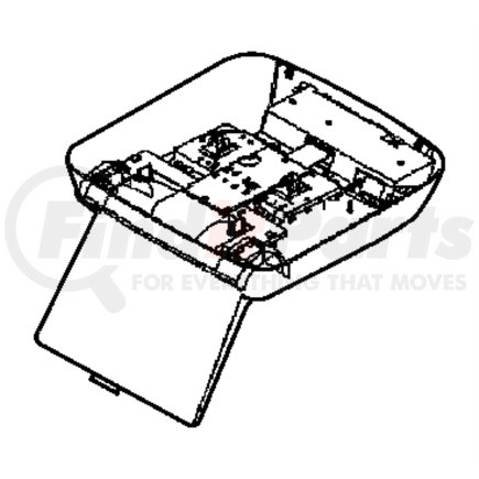 Chrysler 56038784AH Video Monitor - with DVD Player, fits 2006-2007 Jeep Commander