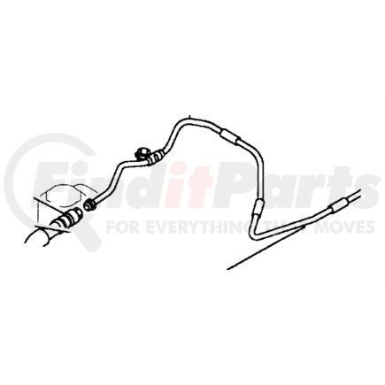 Chrysler MB911566 HOSE. Power Steering Pressure. Diagram 11