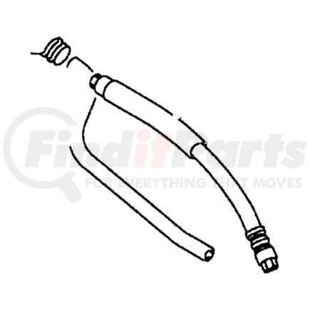 Chrysler MB911558 Power Steering Return Hose - fits 1995-2000 Chrysler Sebring and Dodge Avenger