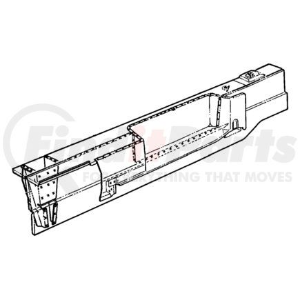 Chrysler 55346396 Body Panel Side Step - Driver Side, fits 1994-2003 Dodge Ram Van